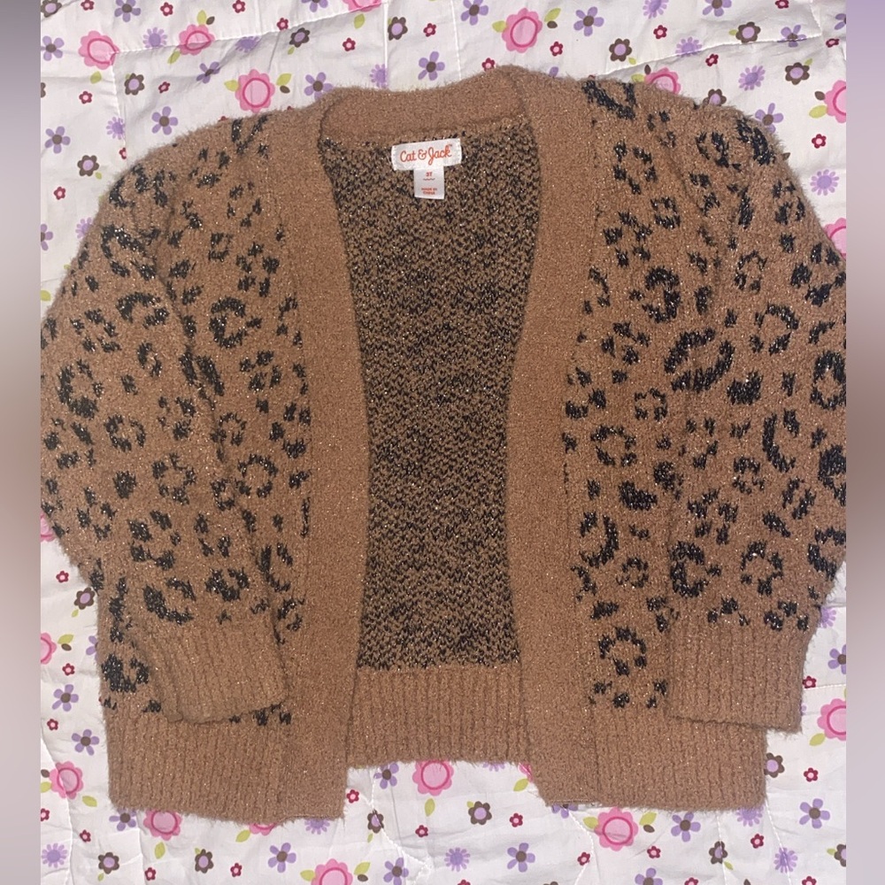 Cheetah Print Cardigan